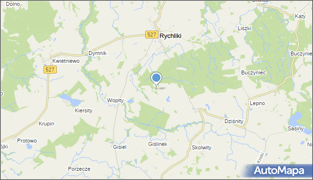 mapa Wójtowa Góra, Wójtowa Góra na mapie Targeo